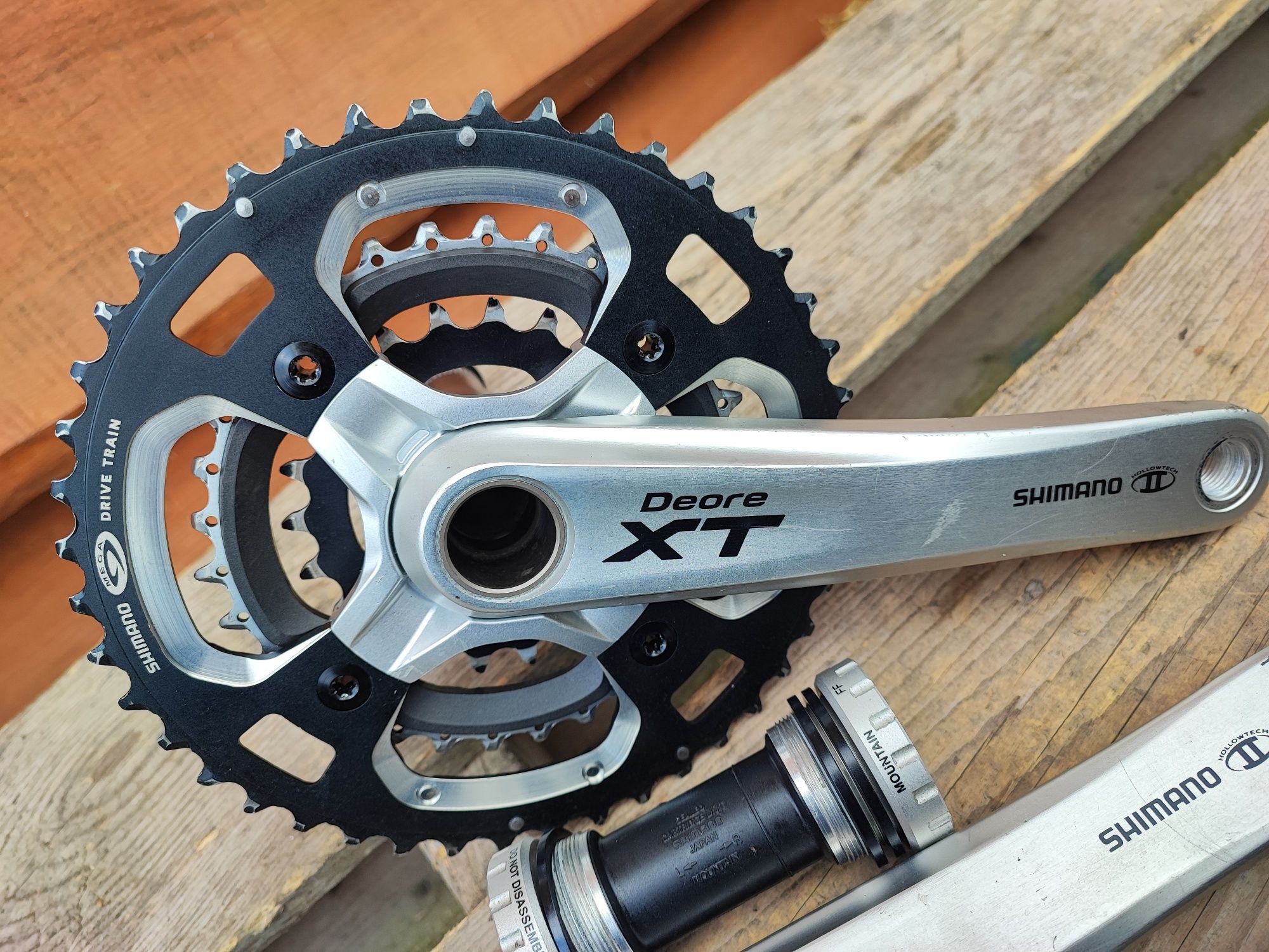 Korba rowerowa Shimano Deore XT M770 175mm Hollowtech 2 Retro MTB