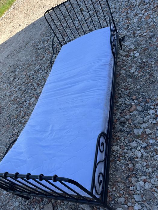 Lózko Ikea Minnen Czarne