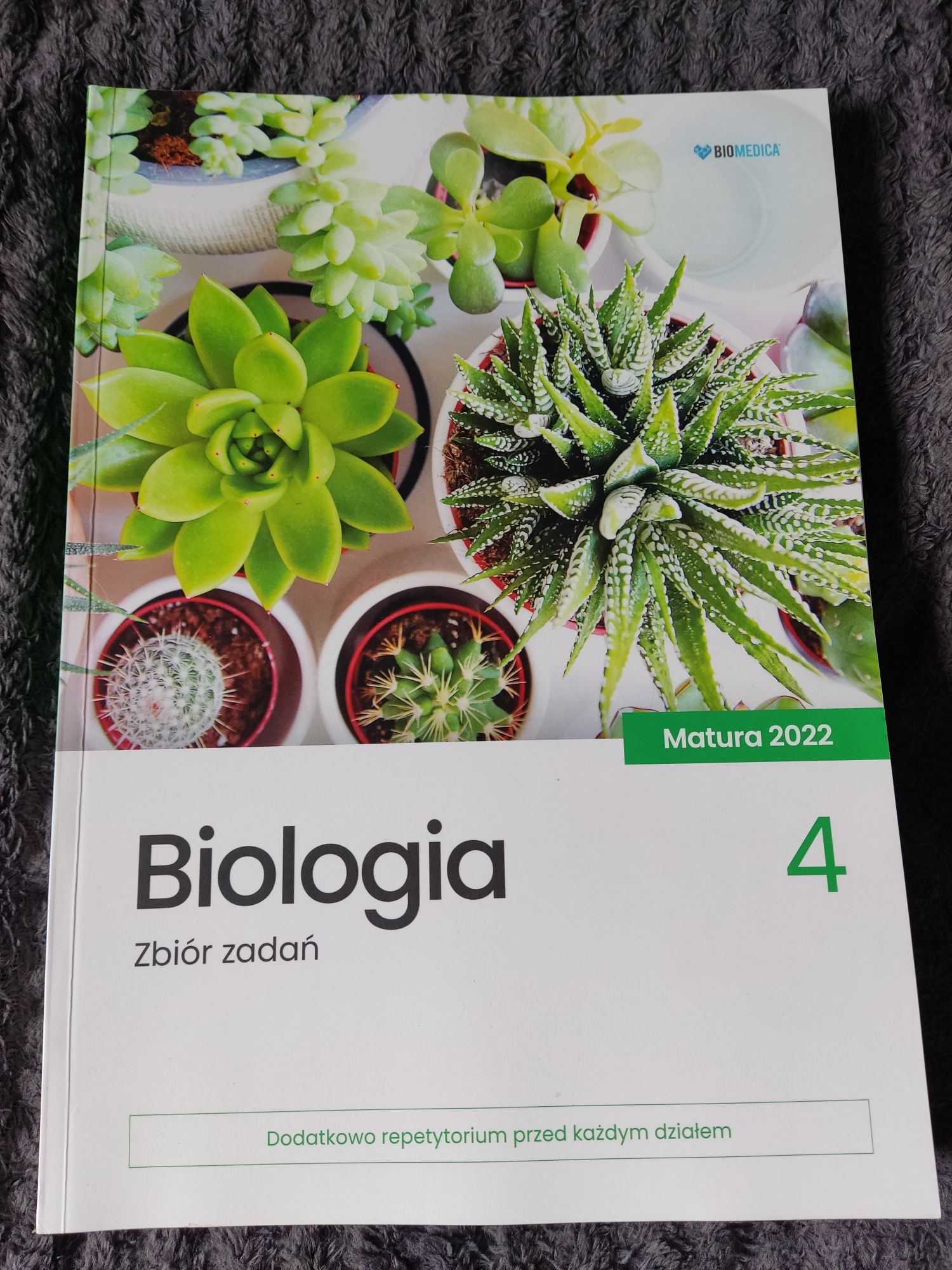 Biomedica biologia zbiory zadań - kompletny zestaw (4 książki)