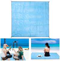Пляжний килимок антипісок sand free mat blue 150см * 200см