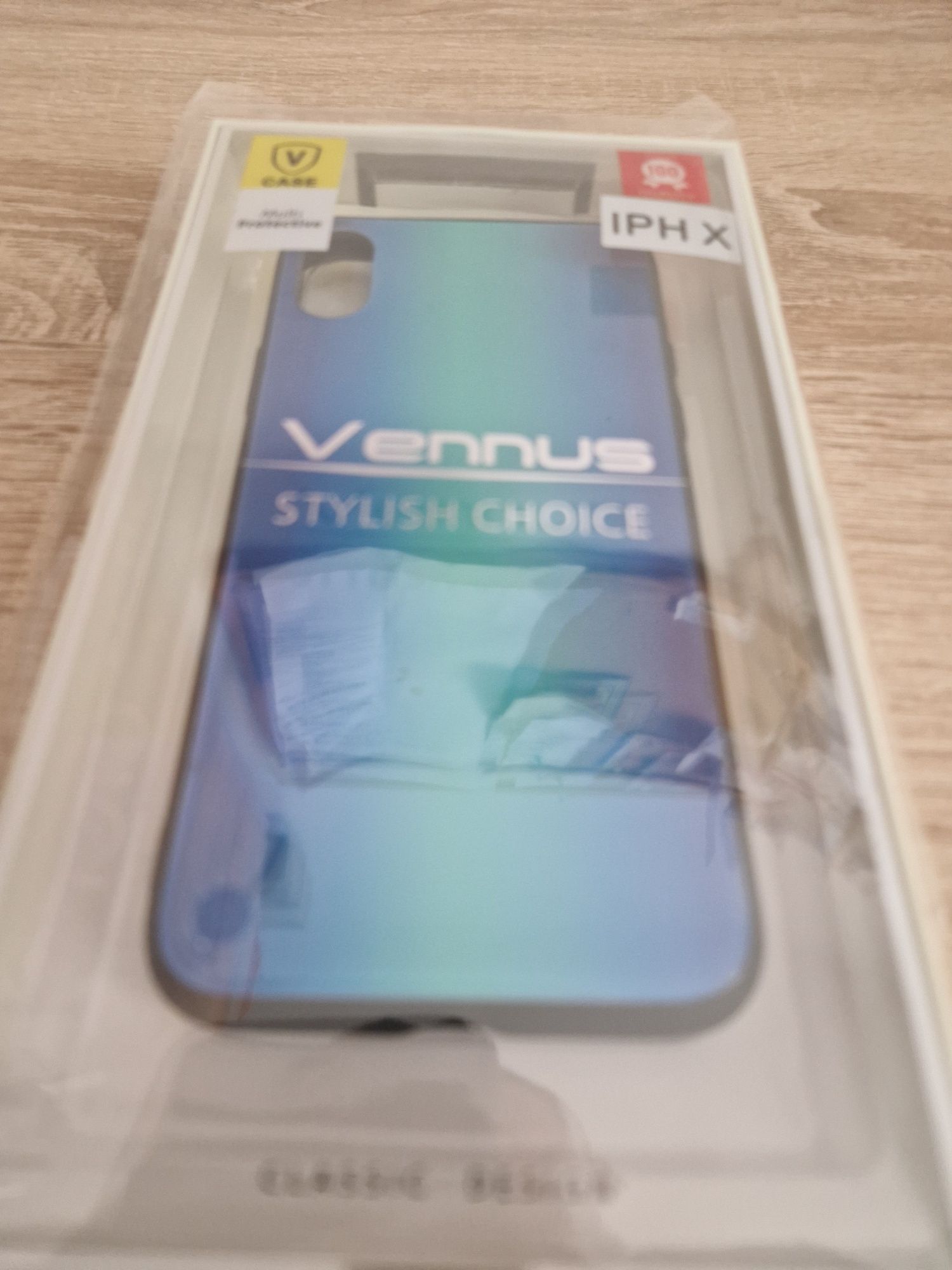 Etui Vennus Glass Case Reflect do Iphone X/XS Zielony