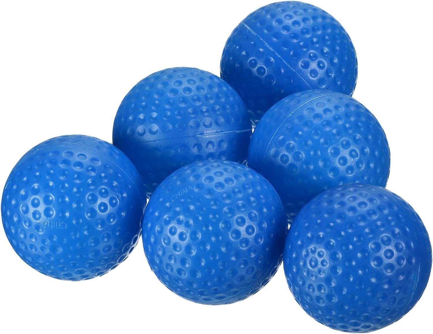 PATIKIL Niebieskie Plastikowe Piłki do Ćwiczeń Golfowych, 16 szt. 41mm