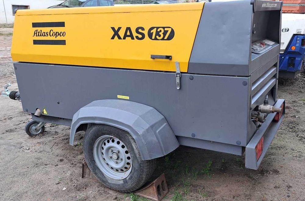 Kompresor sprężarka ATLAS COPCO XAS 137 KD 2015r. zarejestrowany PL