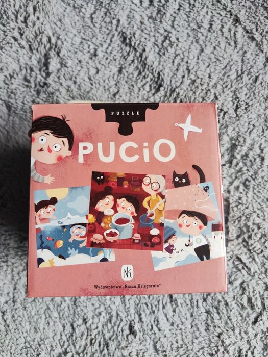 Pucio puzzle 3 w 1 3 obrazki o różnej trudności