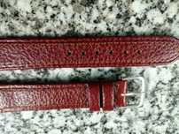 Bracelete em pele Natural para relógio de pulso 18mm