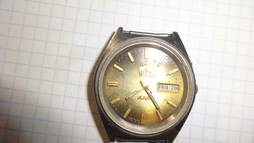Чоловічий наручний годинник Орієнт ААА crystal