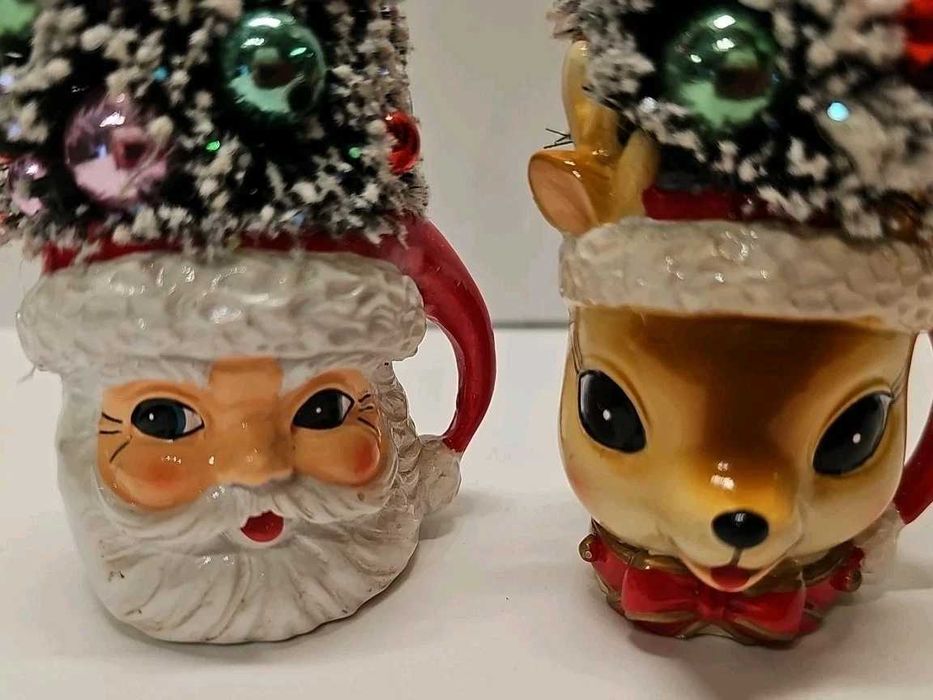 Caneca Pai Natal com Rena (Duas)