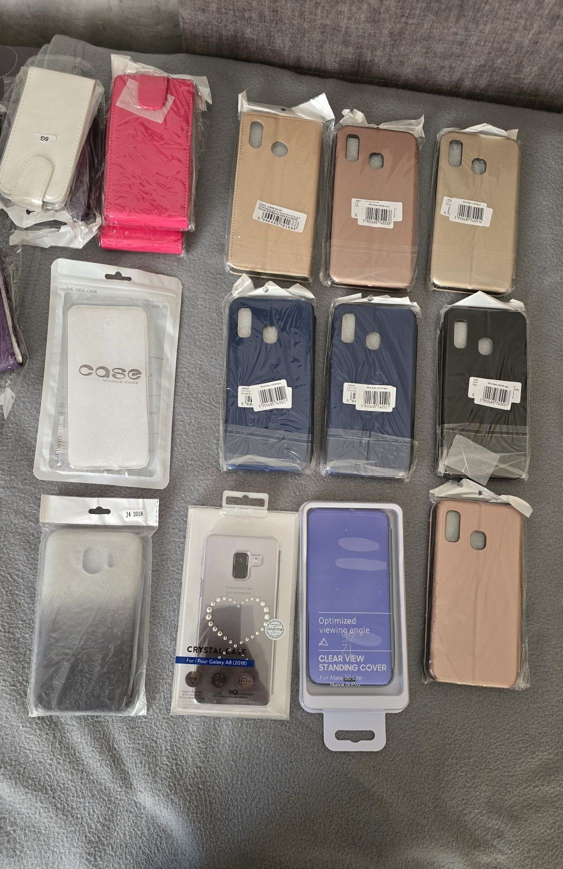 Box mix etui filie szkło na ekran Huawei Samsung