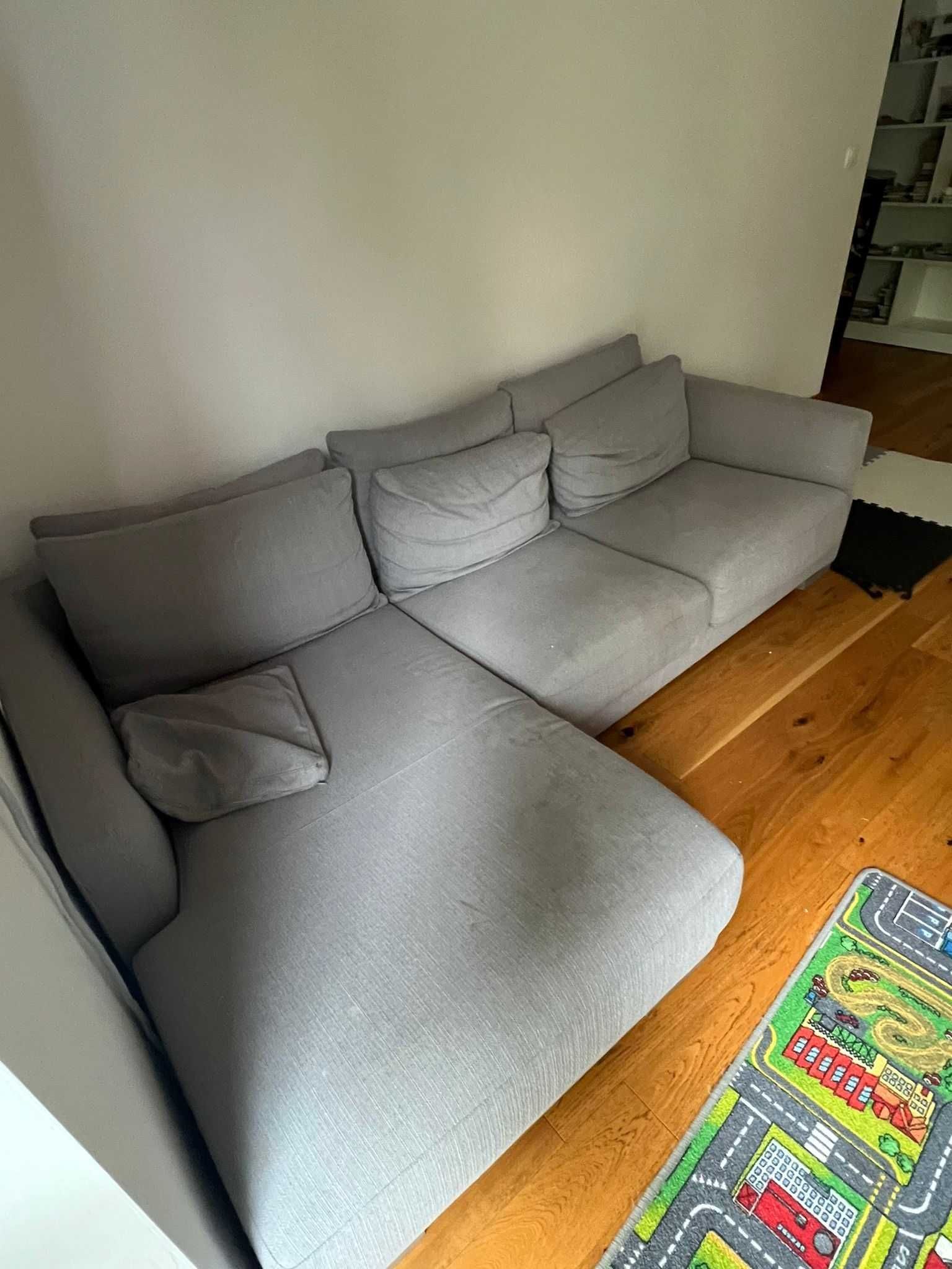 Sofa narożnik szara
