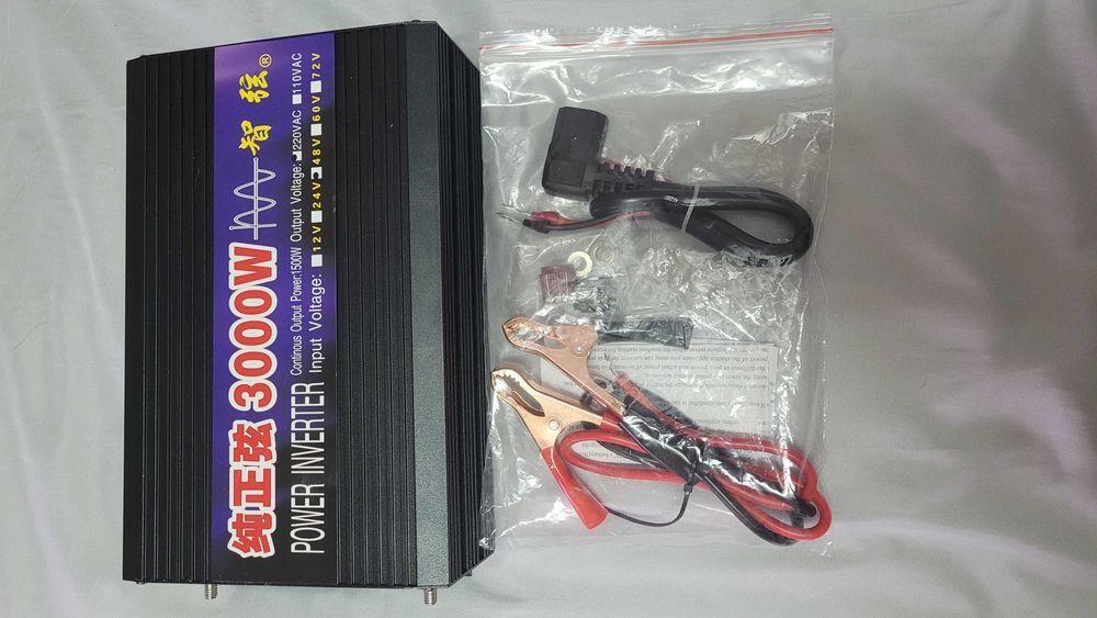 Інвертор напруги/перетворювач напруги 3000W 48v в 220V чистий сінусоїд