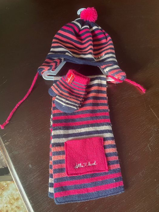 Conj. Gorro, Luvas da Little Marcel 0-6 meses