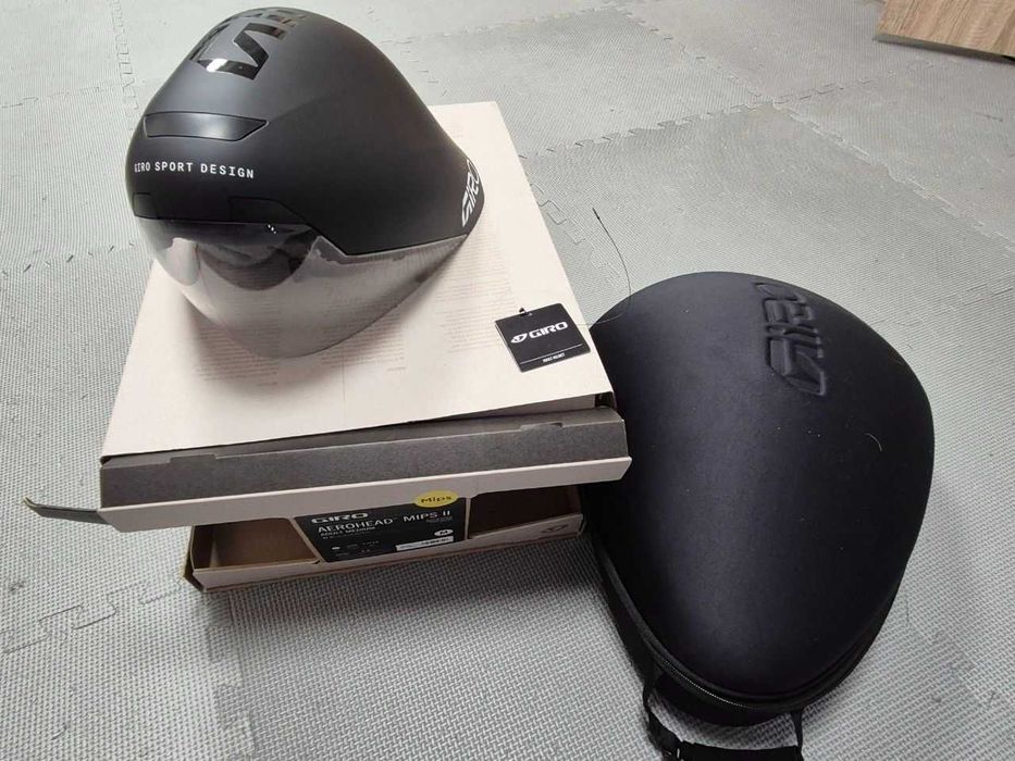 Kask czasowy Giro AEROHEAD MIPSII i Koła dysk Jaan