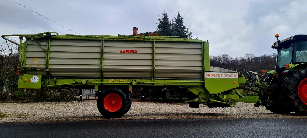 Przyczepa class  class  claas zbierająca samozbierająca