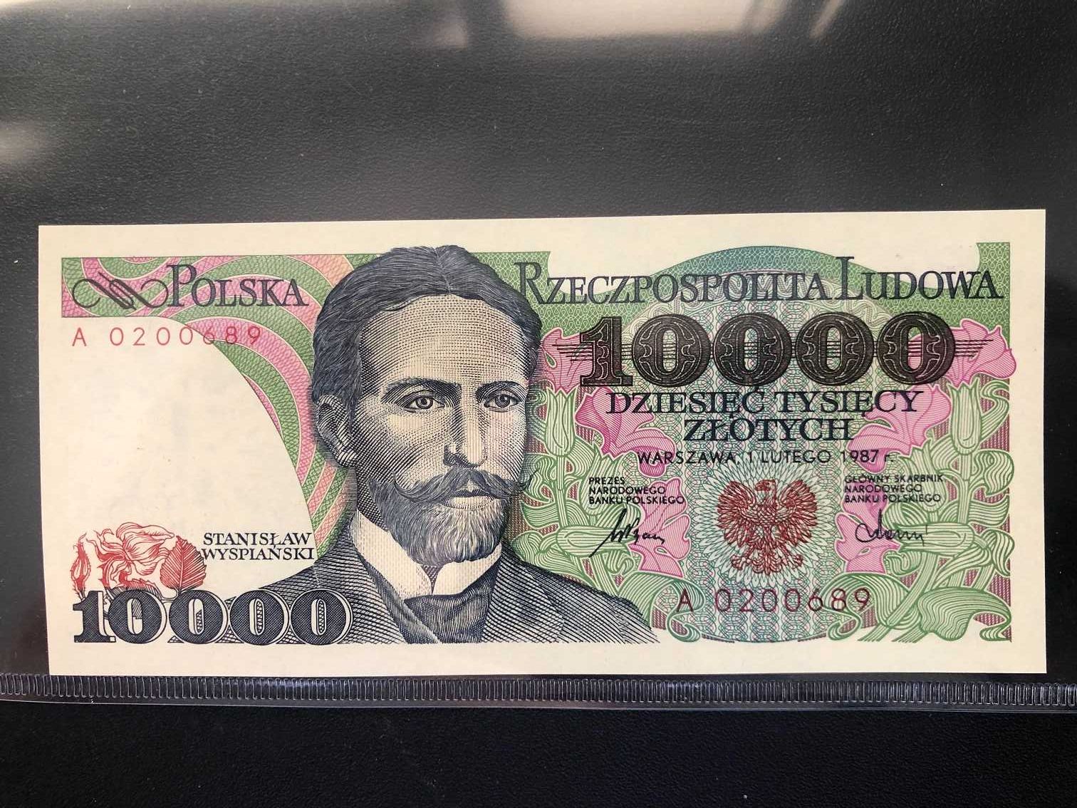 10000 złotych 1987 A 1 luty 1987 r.