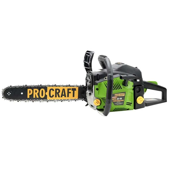 Бензопила ProCraft GS-50(2шини,2цепа,45+40см)