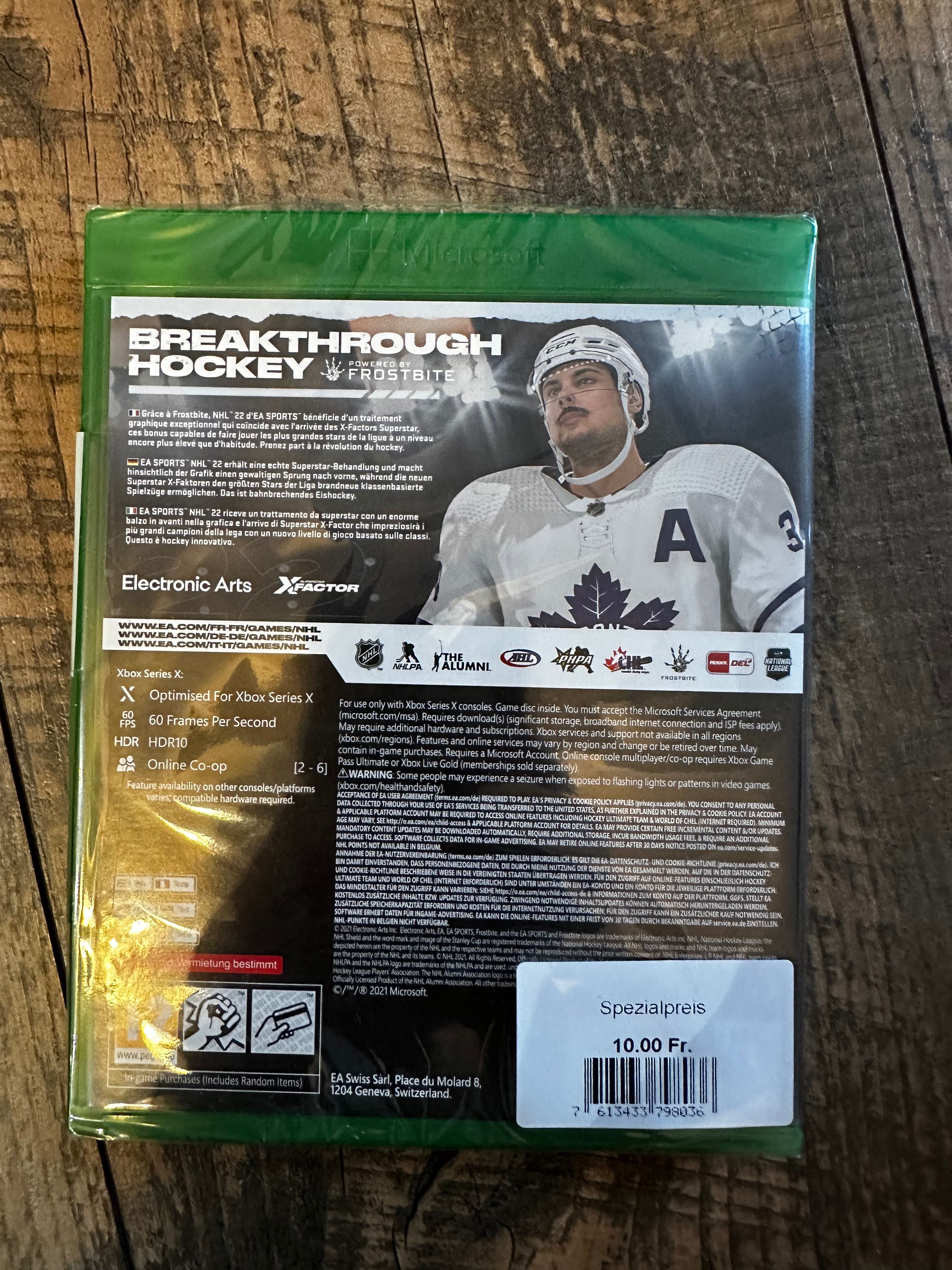 NHL 2022 Nowa!! na Xbox One S NHL 2022 Nowe!