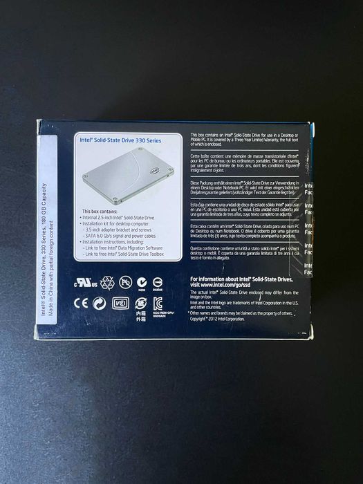 Intel 330 SSD 180Gb 2.5 Sata III
