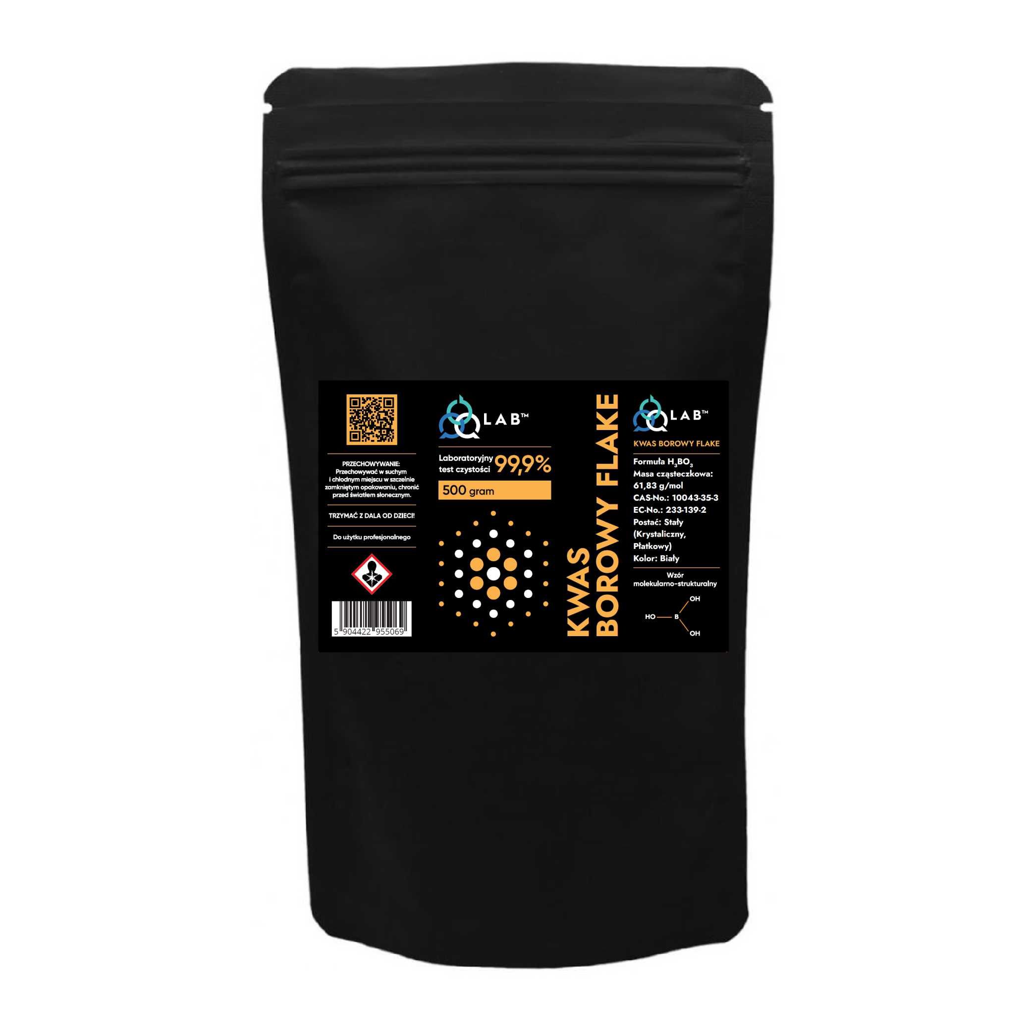 Kwas Borowy Flake 500g - Wyjątkowa struktura białej " Rybiej Łuski"