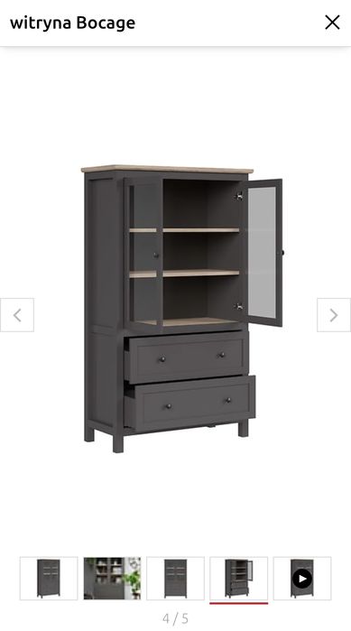 Witryna Bocage z Black Red White