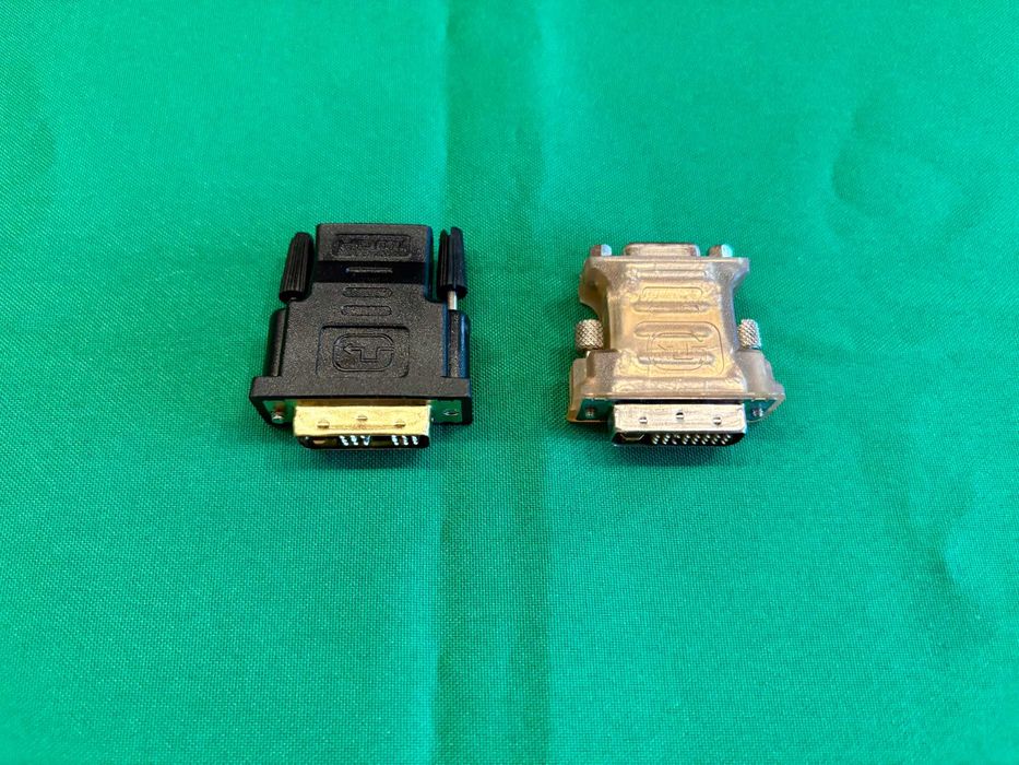 Перехідники DVI–VGA та DVI–HDMI • Робочі • Міцний корпус
