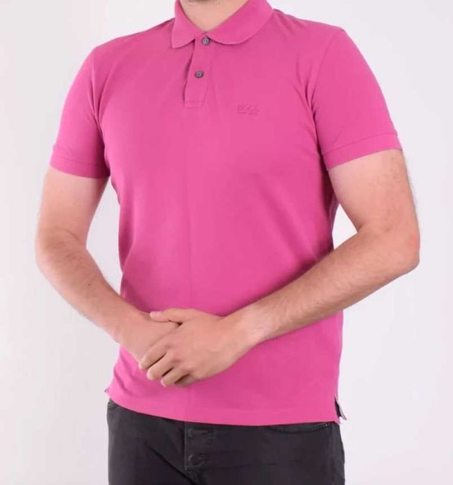 Hugo Boss polo koszulka polówka pima cotton męska roz. L, raczej na M