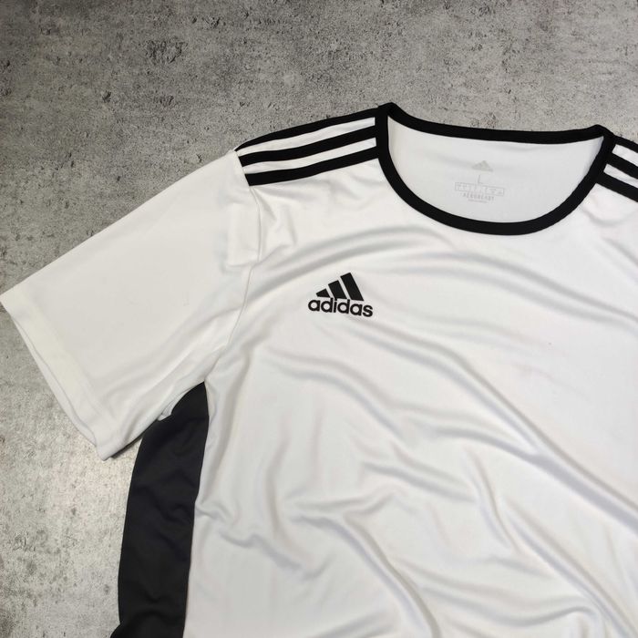 MĘSKA Koszulka Sportowa Adidas Małe Logo Bieganie Siłownia Klasyk