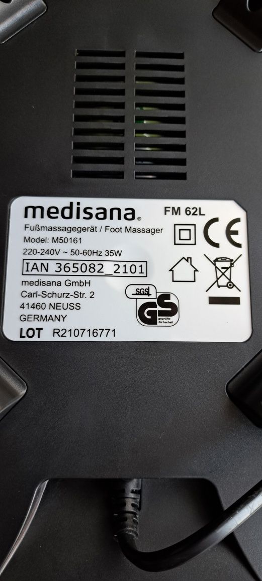 Medisana masażer do stóp shiatsu