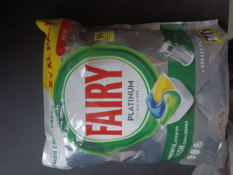 Kapsułki do zmywarki fairy Platinum all in one 96 sztuk