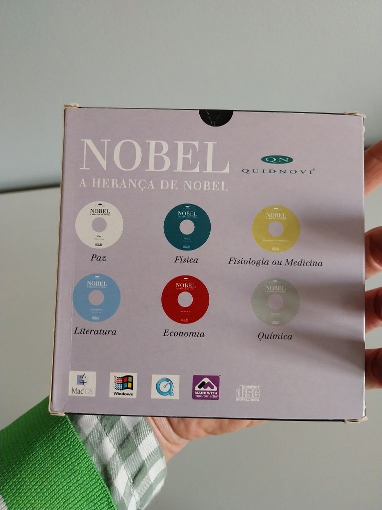 Conjunto de 6 CD, Nobel - A Herança de Nobel, Público, bom estado