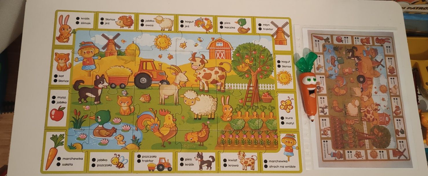 Puzzle z marchewką