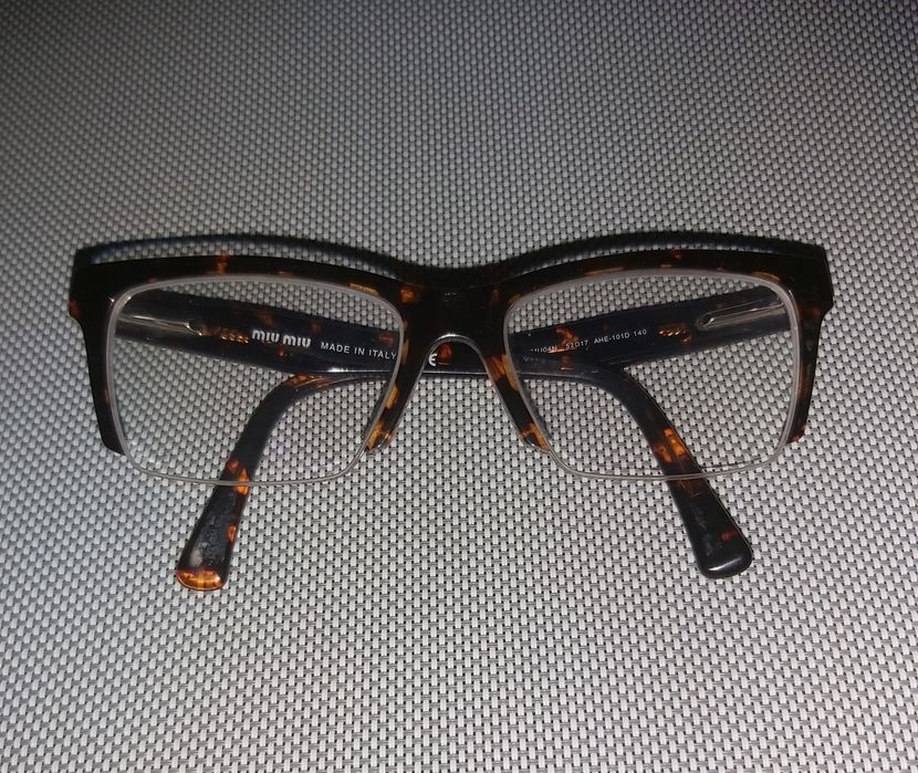 Okulary korekcyjne Miu Miu oprawki ciemne