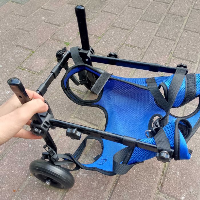 Wózek rehabilitacyjny inwalidzki dla psa rozmiar S