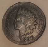 USA - 1 cent 1896 r. - Głowa Indianina - Brąz