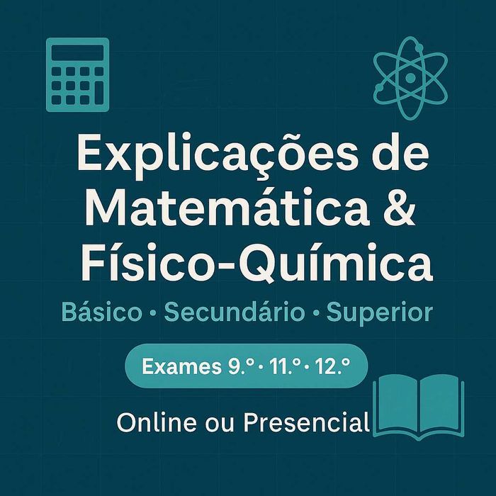 Aulas Universidade & Secundário | Matemática & Físico-Química