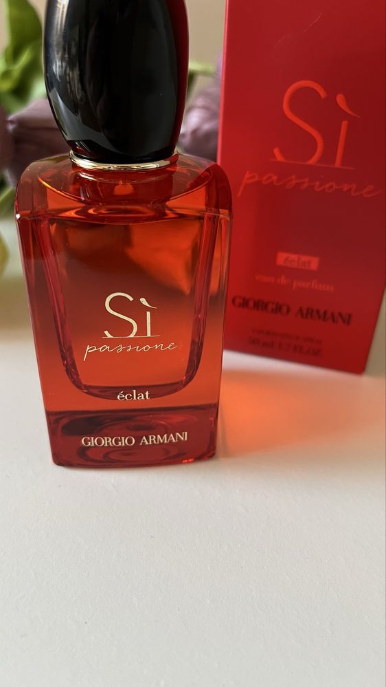Perfumy Giorgio Armani czerwone Si Passione Eau De Parfum 50 ml