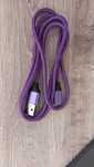 Kabel USB nowy fioletowy