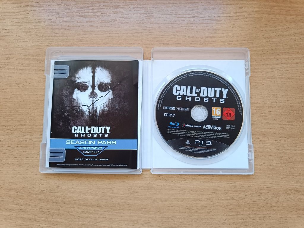 Call of duty Ghosts na PS3, stan bdb, możliwa wysyłka