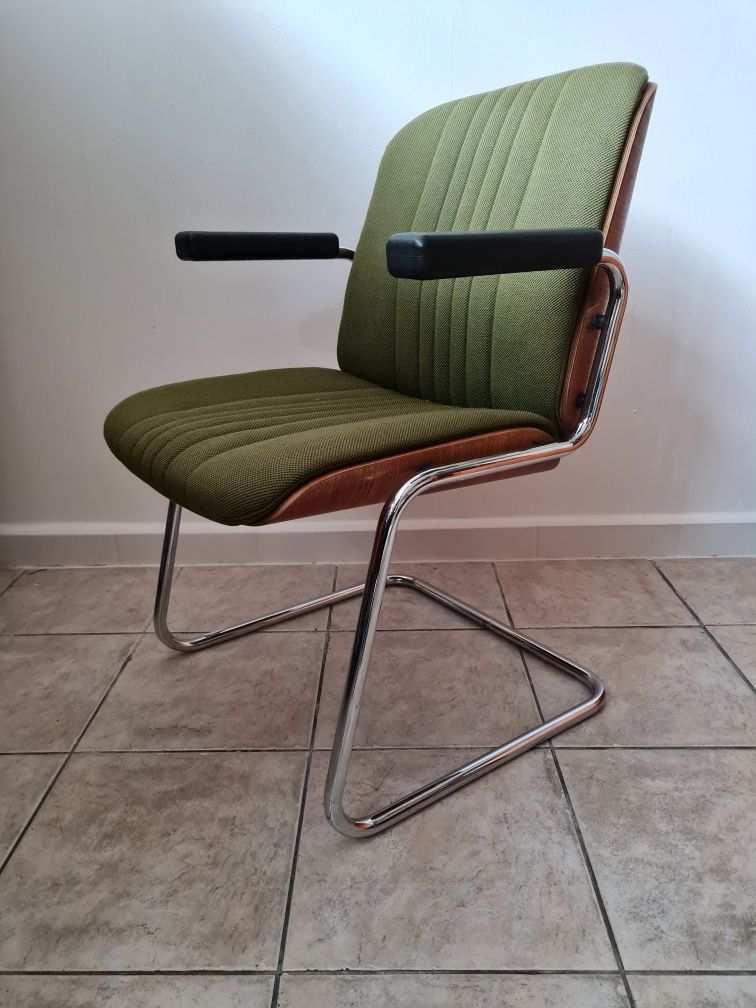 Krzeslo biurowe,fotel Martin Stoll dla Giroflex,lata 60.Mid century