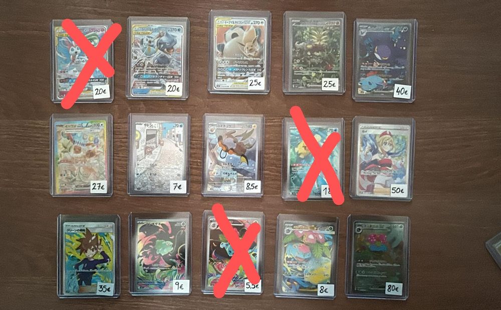 Cartas Pokemon Japonesas