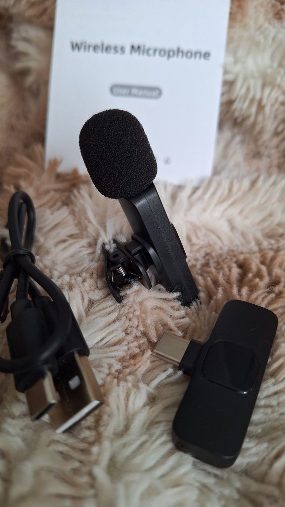 Bezprzewodowy mini mikrofon NOWY