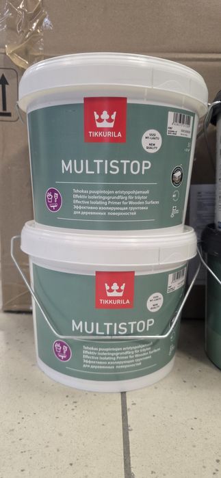 Tikkurila Multistop 3l grunt do drewna