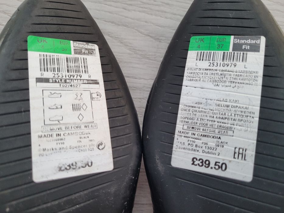 Czółenka na niskim obcasie (Marks&Spencer) r.36