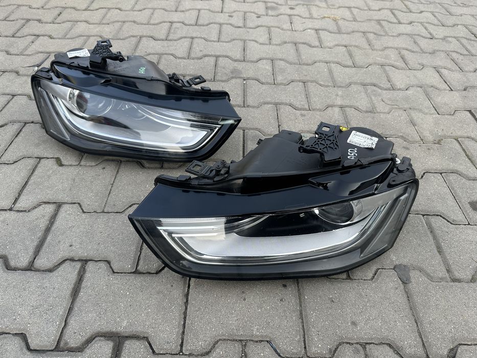 Lampa Prawa Lewa Bi-Xenon LED Skrętny Audi A4 B8 8K0 LIFT Ładna!