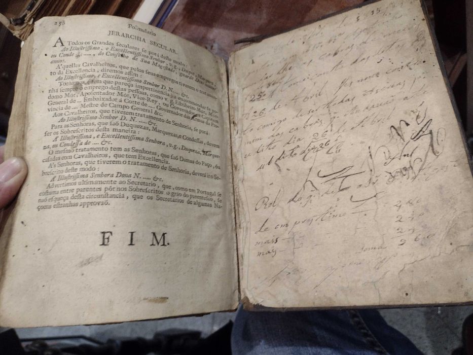 O Secretario Portuguez 1756 Francisco Jozé Freire 1ª Edição