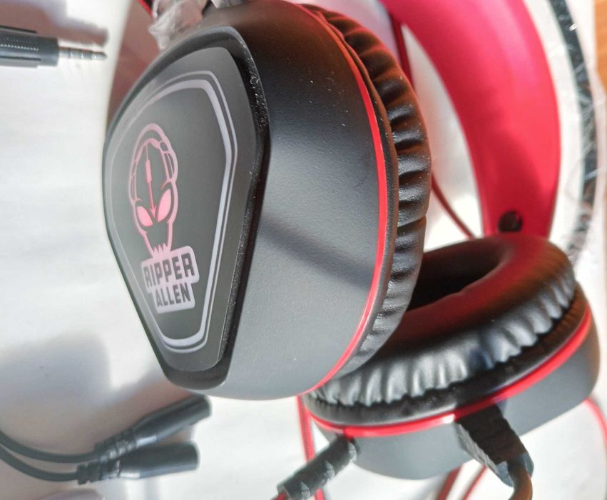 Nowe słuchawki gamingowe Ripper Allen z mikrofonem i podświetleniem
