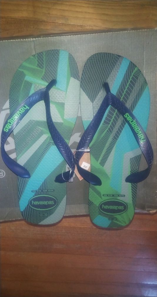 Havaianas р.41-42 стельки-27см на утолщеной подошве вьетнамки шлёпанцы