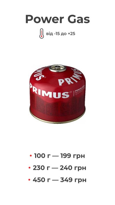 Газові різьбові балони Primus Gas, JetBoil