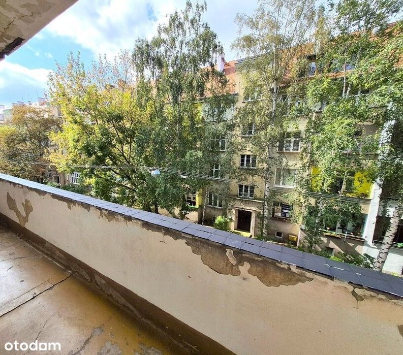 !!-OKAZJA-2pok-38m2-PLAC GRUNWALDZKI-BALKON 7m2 + piwnica ok 10m2-!!