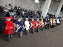 Скутер, мопед Suzuki Lets 4 Сузуки контейнера с Японии
