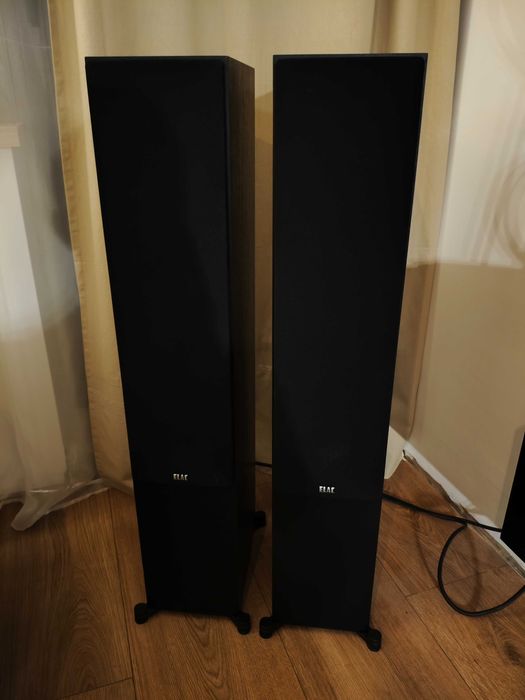 Kolumny głośnikowe Elac Uni Fi 2 UF52 + wzmaczniacz Loxije A40 + kable